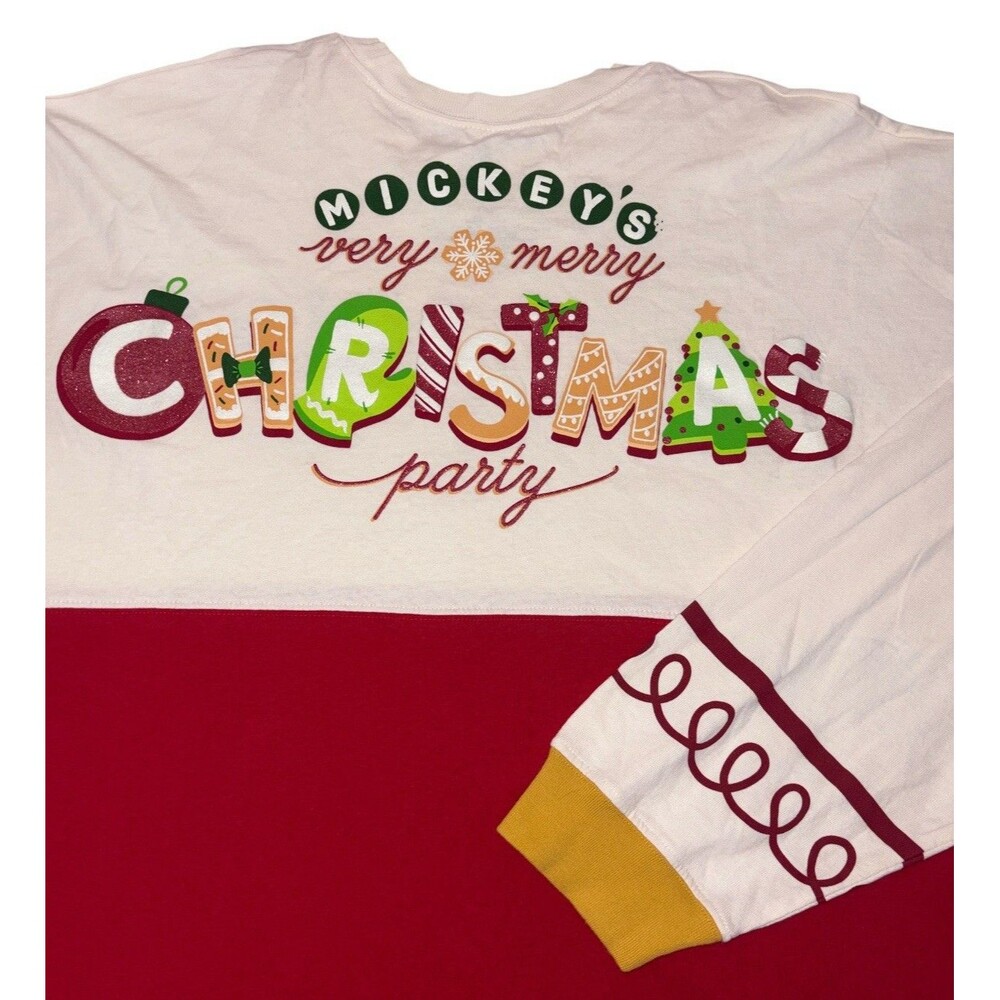 Disney Spirit Jersey Women's 2XL Magic Kingdom Mickey's Christmas Party 2019